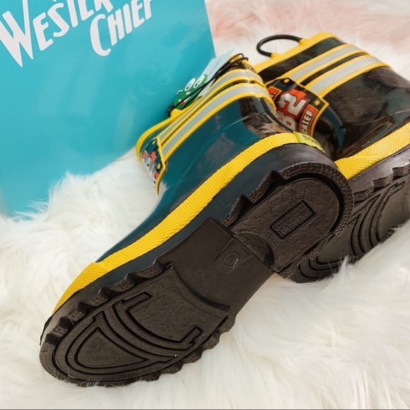 Western Chief KIDS F.D.U.S.A. RAIN BOOTS - BLACK - Picture 9 of 11